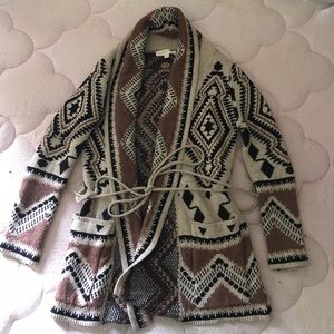 Boho mohair Love Stitch sweater
